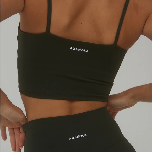 NWT Adanola Ultimate Tank Bra - Dark Olive - Picture 2 of 6